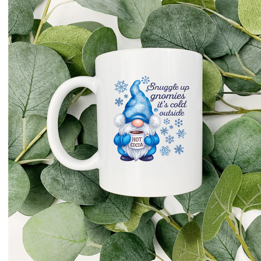 Snuggle Up Gnomies It’s Cold Outside 15oz Coffee Cup