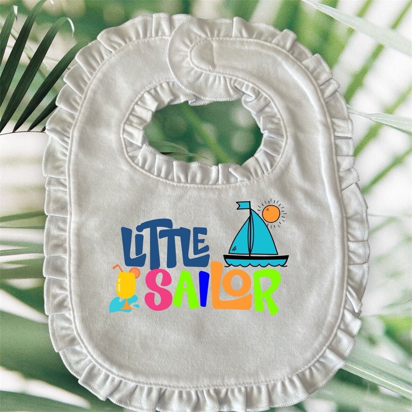 Little Sailor |  Baby Bib | Newborn-3mos