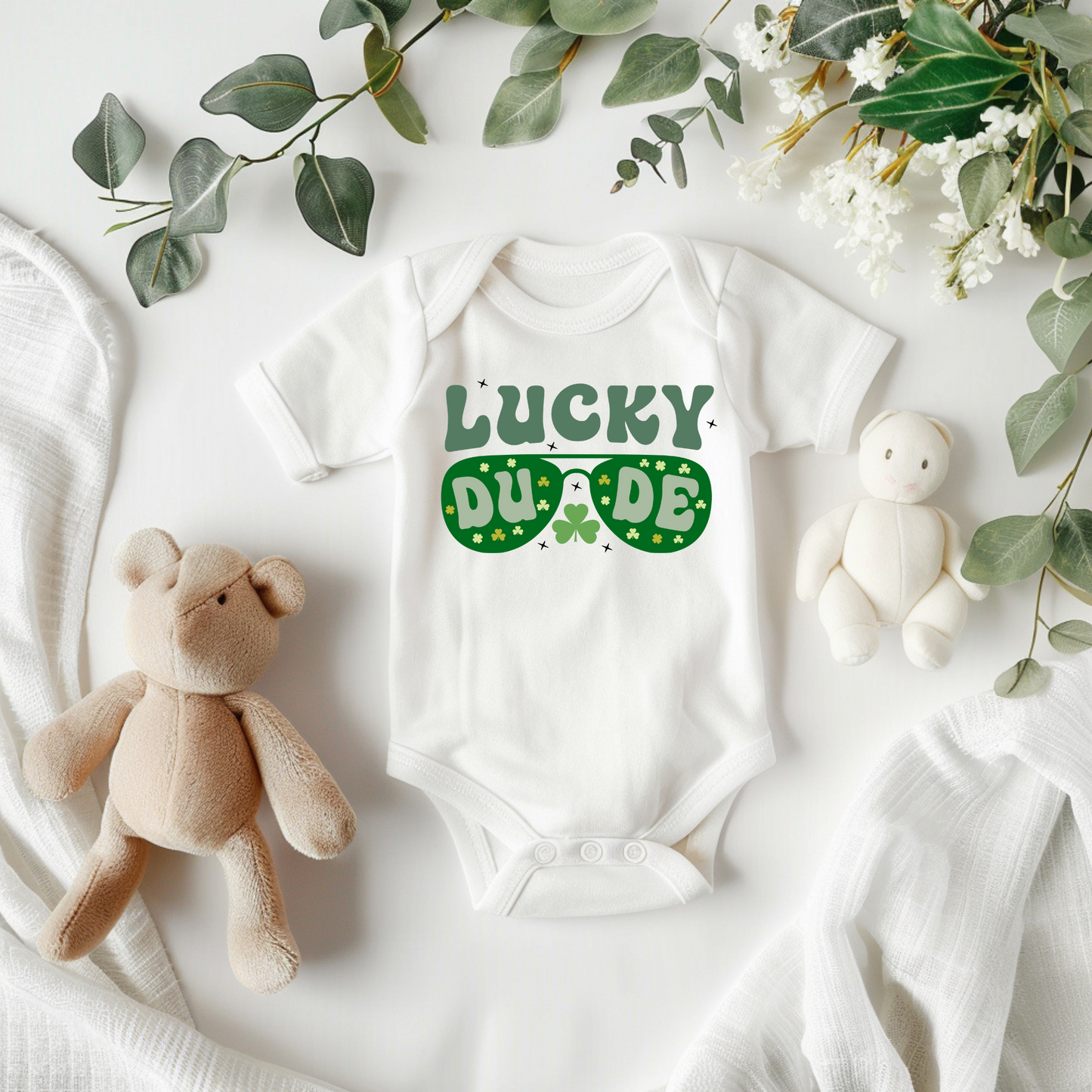 Lucky Dude | St. Patrick Day  | bodysuit | Baby Gift | Baby Shower