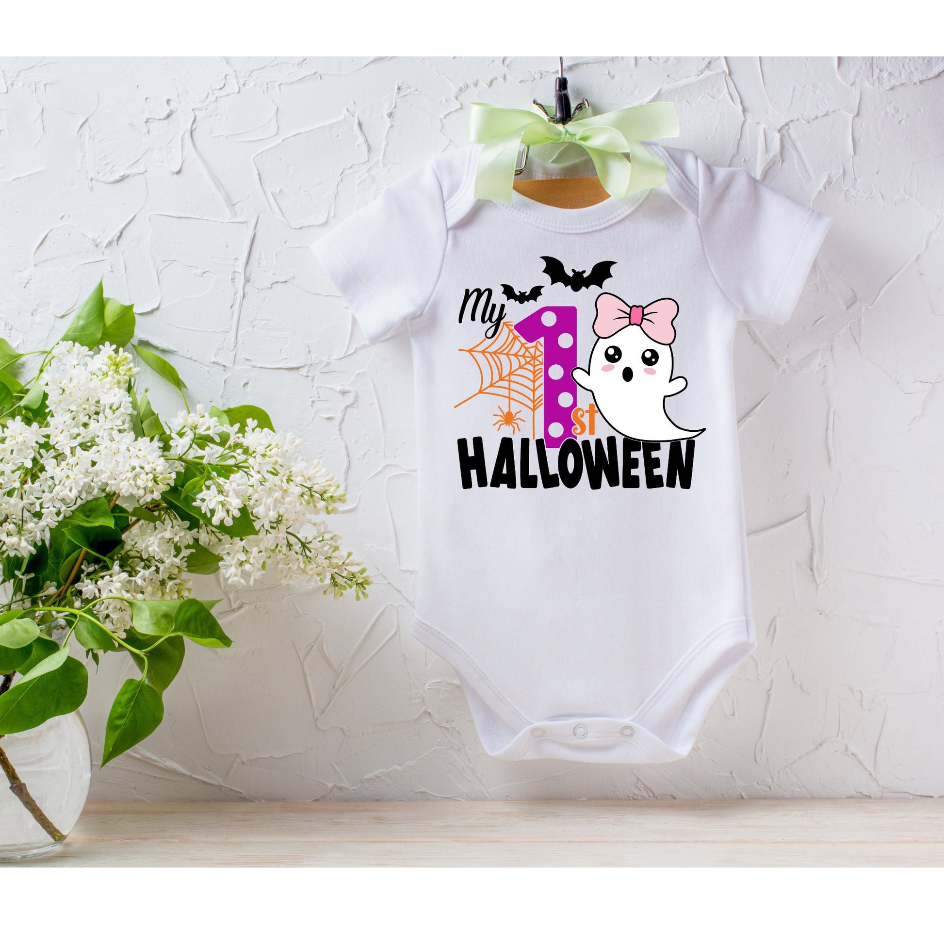 My 1st Halloween baby Girl Onesie