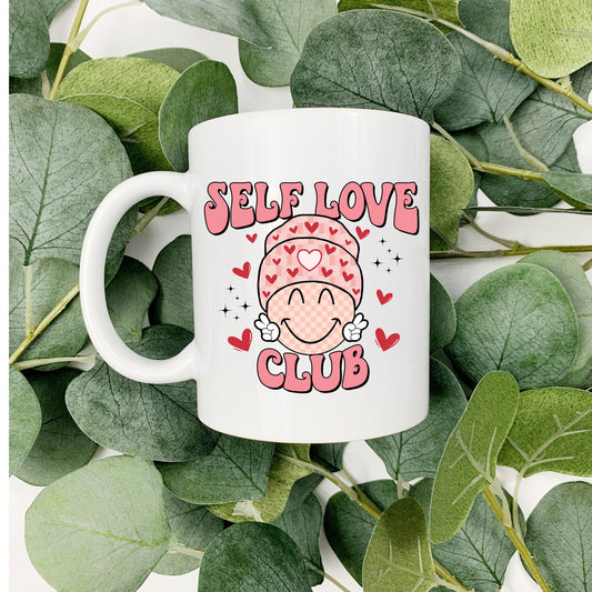 Self Love Club | Valentine Day | 15oz Coffee Cup