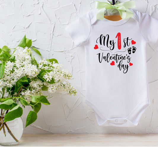 My First Valentine Day | bodysuit | Baby Gift | Baby Shower