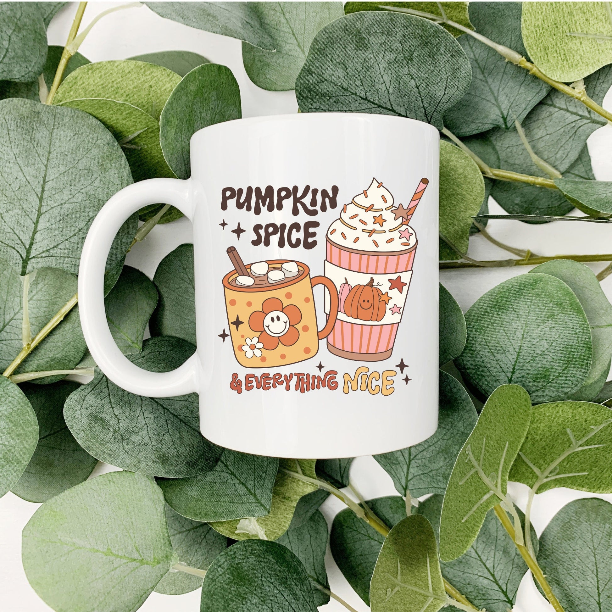 Pumpkin Spice & Everything Nice | 15oz Coffee Cup