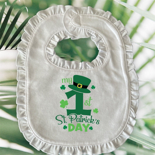 My 1st St. Patrick Day |  Baby Bib | Size 0-3months