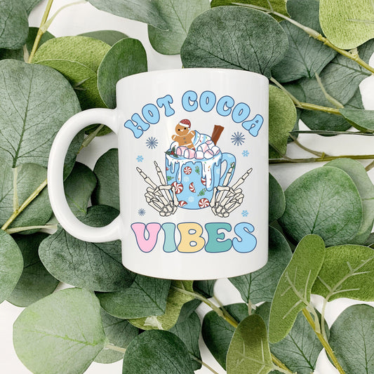 Hot Chocolate Vibes 15oz Coffee Cup