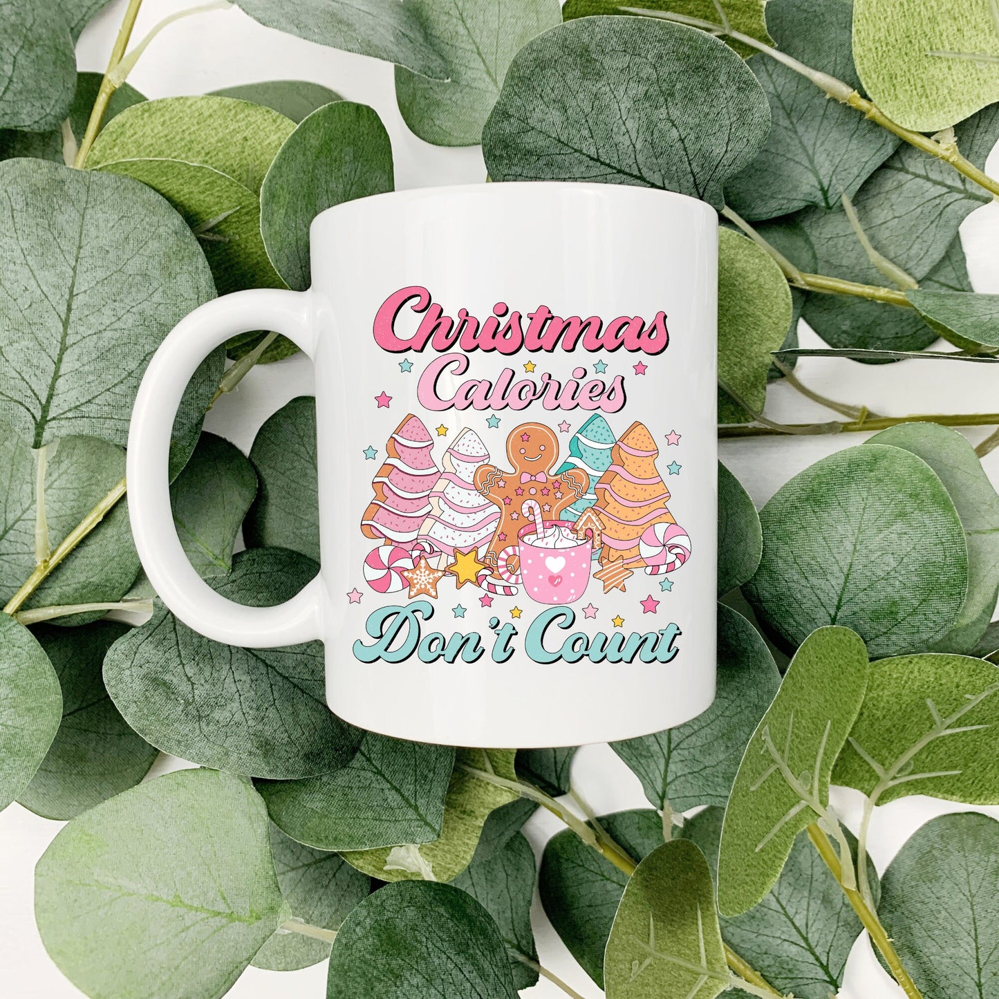 Christmas Calories Don't Count 15oz Coffee Cup