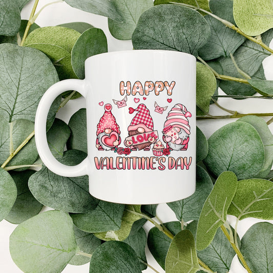 Happy Valentine Day | Gnomes | 15oz Coffee Cup