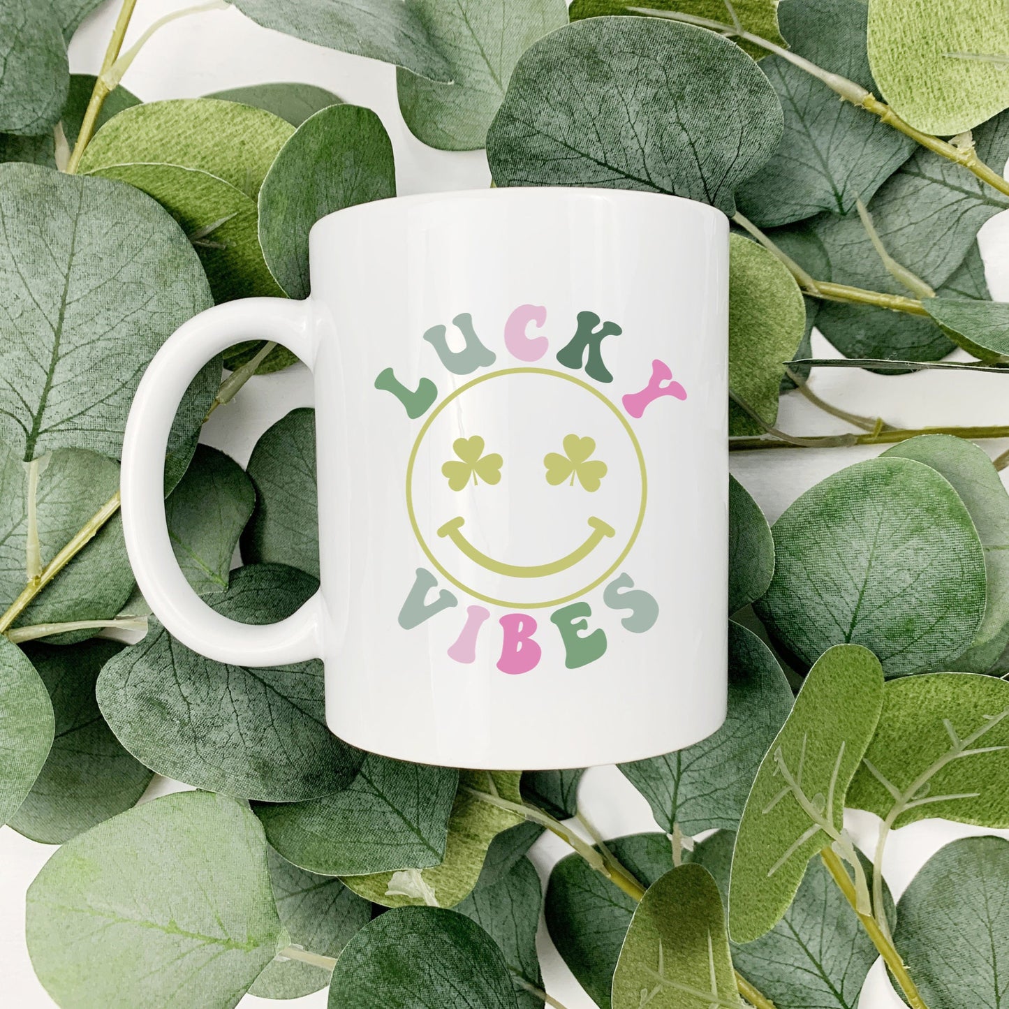 Lucky Vibes | St. Patrick's Day | 15oz Coffee Cup