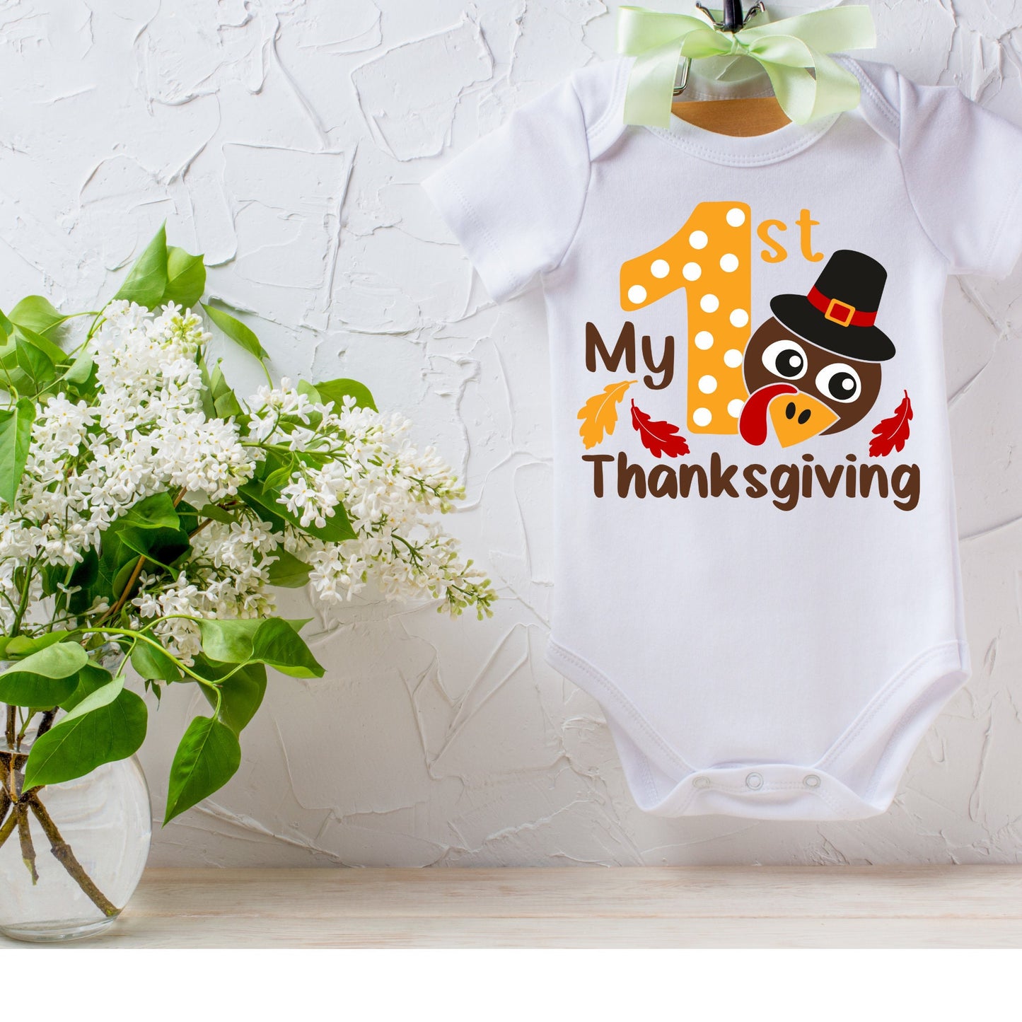 My First Thanksgiving Boy Turkey | bodysuit | Baby Gift | Baby Shower