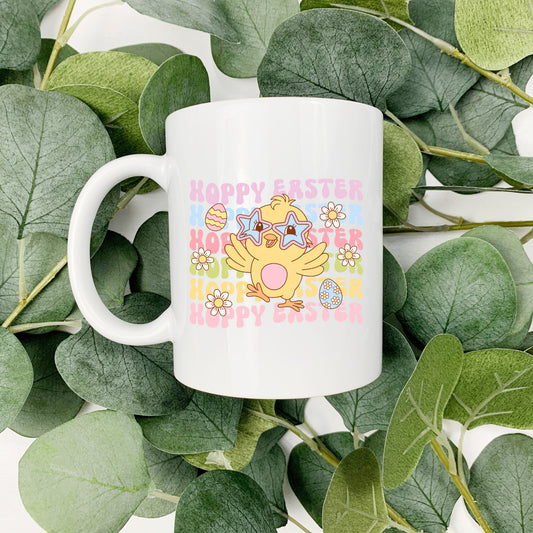 Hoppy Easter  | Easter Chick | 15oz Coffee Cup