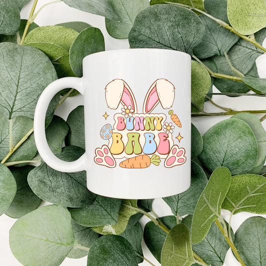 Bunny Babe  | Easter Bunny Ears | 15oz Coffee Cup